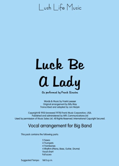 LUCK BE A LADY (Vocal)